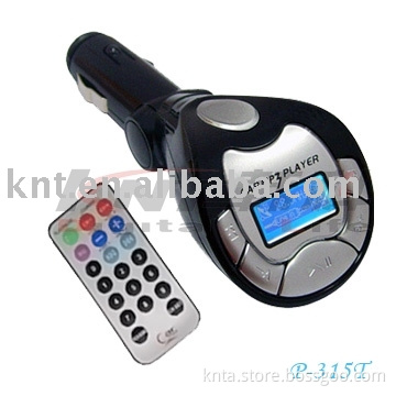 KNT popular LCD display with SD card slot MP3 FM transmitter--P-315T